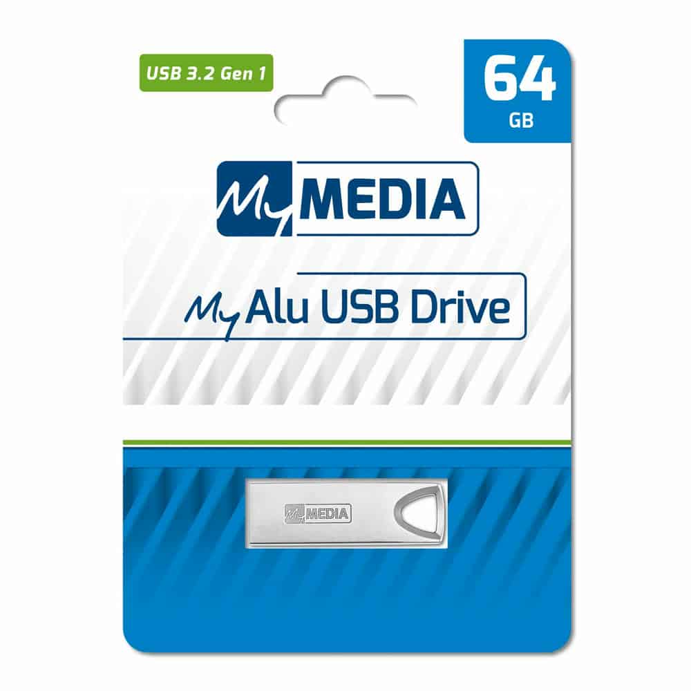 (image for) MyMedia MyAlu 64GB USB 3.2 Gen 1 Drive